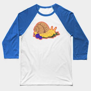 Snail Berries Baseball T-Shirt